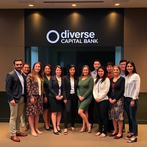 A group photo of the Capital Bank Mexico team, showcasing their diversity and professionalism.